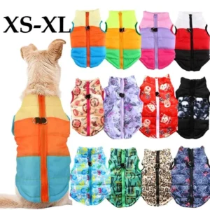 Dog Winter Warm Coat Theramal Jacket Vest Winter Coat Style Clothes Pet Cold Weather Cozy Snow Jacket for Small Medium Dogs