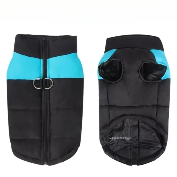 Waterproof Warm Dog Clothes Pet Coat Winter Vest Padded Zipper Jacket Dog Clothing for Small Medium Big Dogs Outfit – Bild 6