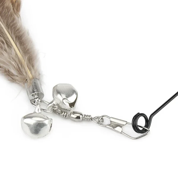 10pcs Small Feather Cat Toy DIY Replace Cat Teaser Stick Replacement Pet Toy Accessories - Image 4