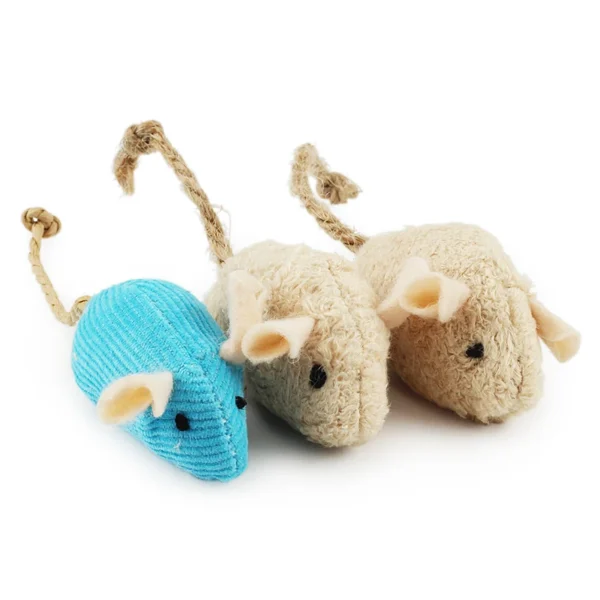 6pcs Mix Pet Toy Catnip Mice Cats Toys Fun Plush Mouse Cat Toy For Kitten - Image 6