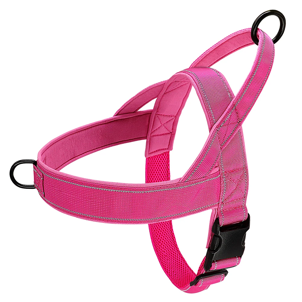 No Pull Dog Harness Soft Padded Dog Harnesses Vest Reflective Pet Training Harnesses Durable For Small Medium Large Dogs Bulldog - Imagem 4