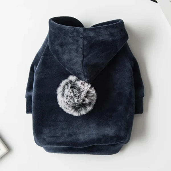 Winter Warm Cat Dog Hooded Coat Soft Pet Clothes for Small Dogs Cats Yorkshire Chihuahua Pullovers Pets Clothing manteau chien - Image 5