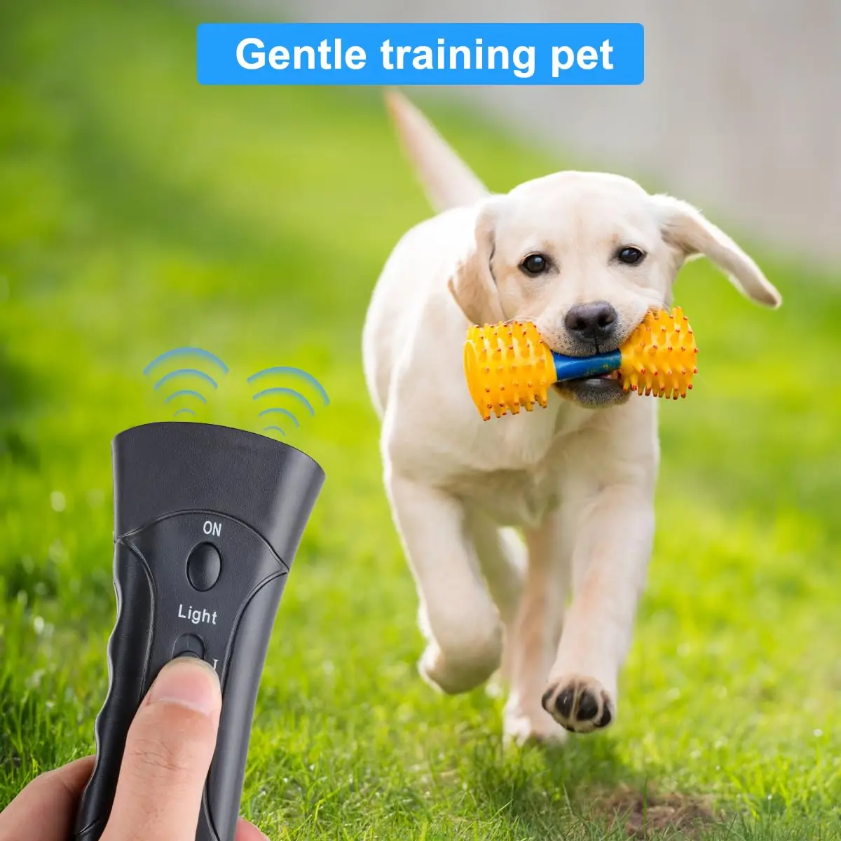 Pet Dog Repeller Anti Barking Stop Bark Training Device Trainer LED Ultrasonic Anti Barking Ultrasonic Without Battery — изображение 2