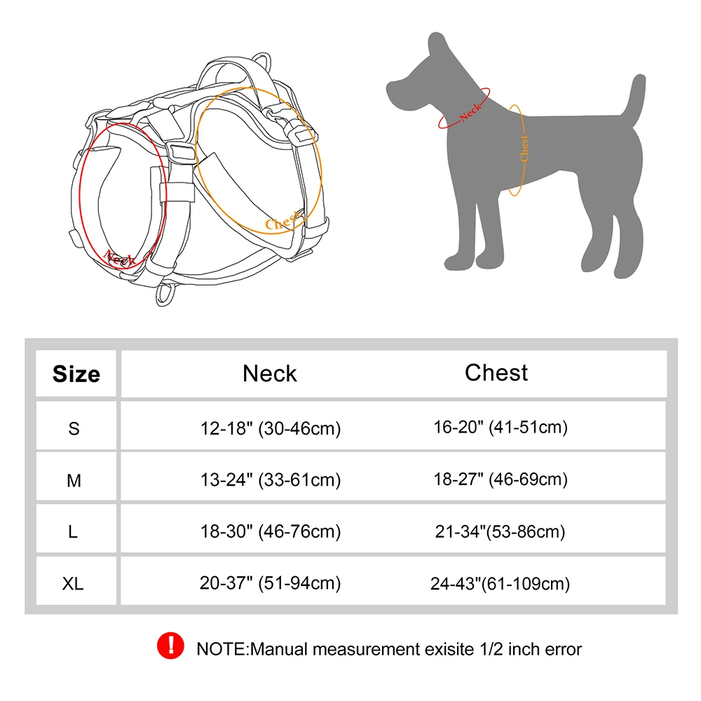 No Pull Dog Harness Reflective Pet Harness Vest With Control Handle For Small Medium Large Dogs Walking Training Harnesses - Imagem 6