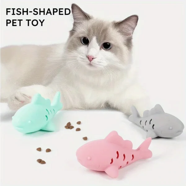1pc Interactive Cat & Dog Toy - Durable Bite-Resistant Design, Hiding Food & Grinding Teeth Entertainment for Small Pets - Image 6