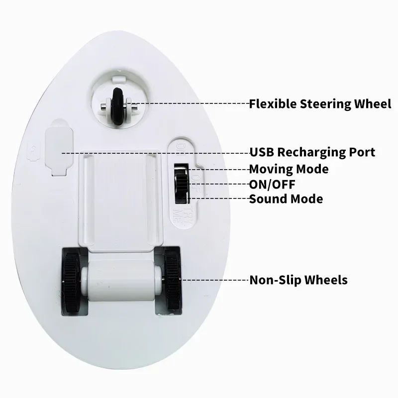 Electric Interactive Mouse Cat Toys Funny Plush Toy Smart Pet Interactive Movement Toys Fast Moving Pet Cat Accessories - Imagen 6