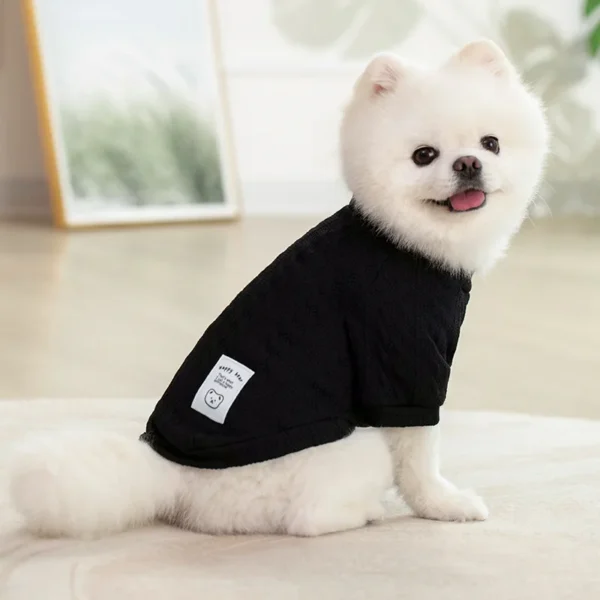 Pet Dog Warm Sweaters for Autumn and Winter Cat Puppy Clothes Cat and Dog Knitwear Puppy Clothes Dog Designer Sweater Winter - Imagen 6