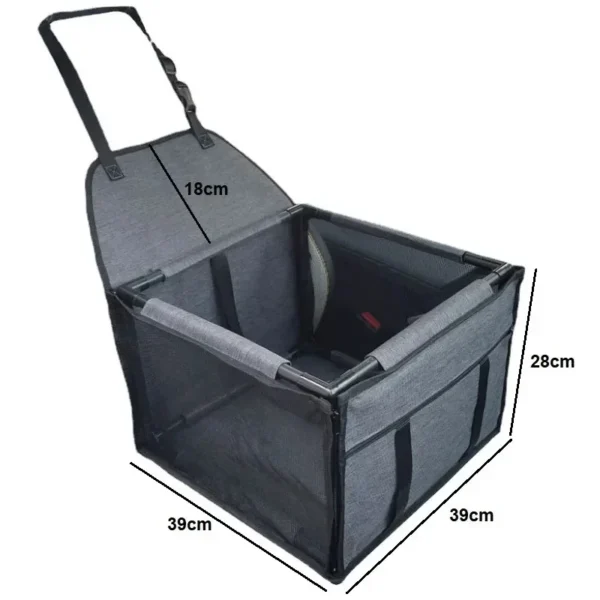 Travel Dog Car Seat Cover Waterproof Pet Dog Carriers Bag Cat Transport Hammock Dog Car Seat Basket for Small Medium Dogs - Image 6