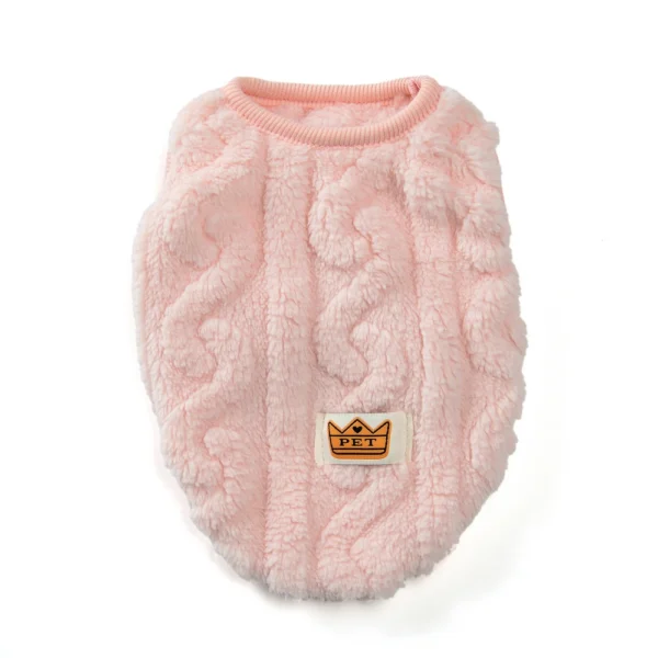 Soft Cozy Cat Clothes Winter Warm Fleece Costume Autumn Sphynx Vest Sweater for Small Dog Pullover Kitten Pet Jacket Coat Outfit - Image 4