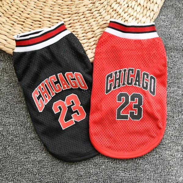 Summer Dog Clothes Mesh Breathable Sport Dog Jersey Basketball Clothes Puppy T-Shirt Summer Pet Cat Shirts For Small Large Dogs - Image 4