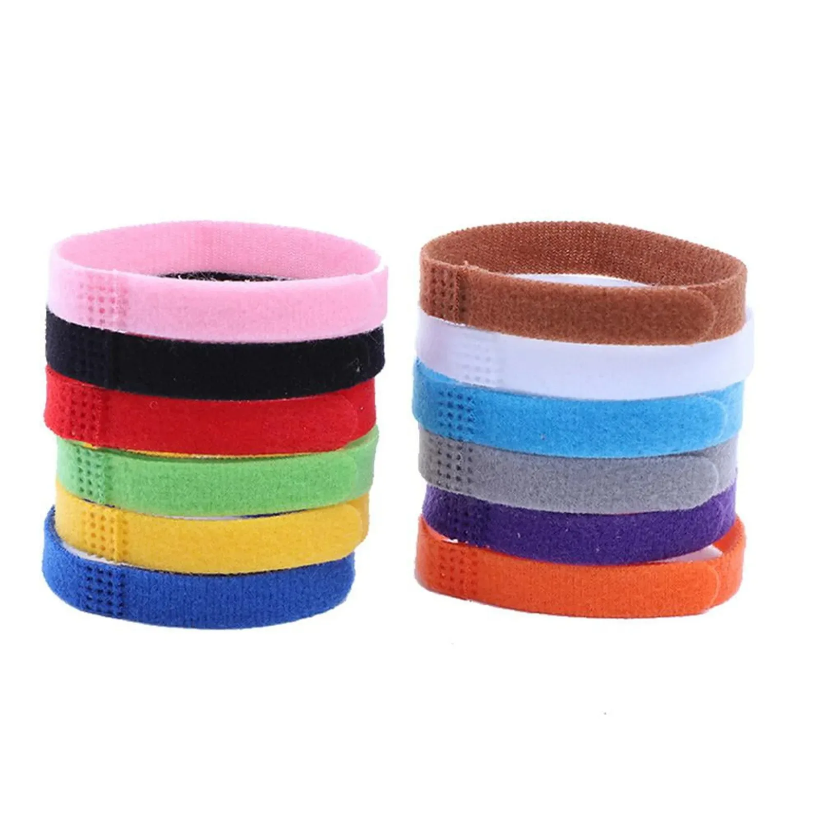 KIYUE 12 Pcs Puppy Whelping Collars Newborn Pet Collars Soft Adjustable ID Bands Puppy ID Collars For Newborn Pet Dog Cat — изображение 5