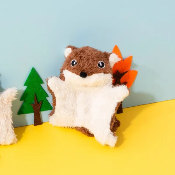 Funny Little Flying Squirrel Cat Toys Interaction Chew Molars Catnip Dog Toy Bite Resistance Puppy Kitty Toy Squeak Pet Supplies - Image 4