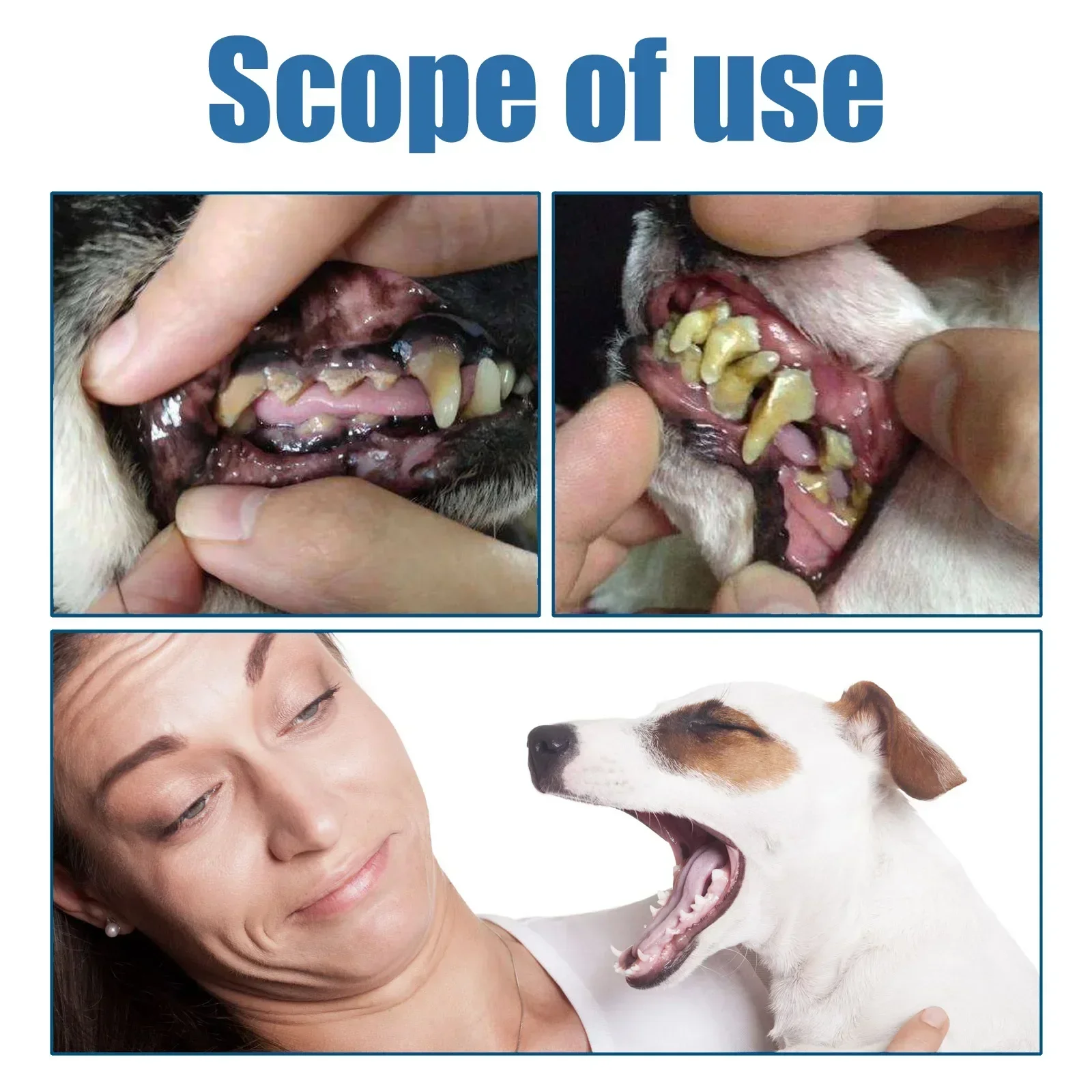 Pet Tartar Remover Natural Plaques Off & Tartar Remover for Dogs & Cats Freshen Breath Foam for Dogs & Cats Support Healthy Gums – Image 5
