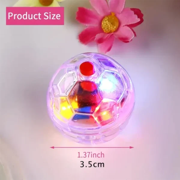 3Pcs/box Interactive Cat Ball Toy Flash Paranormal Equipment Ghost Toy Up Motion Balls Toy Light Pet Ball Flash Hunting Motion - Image 3