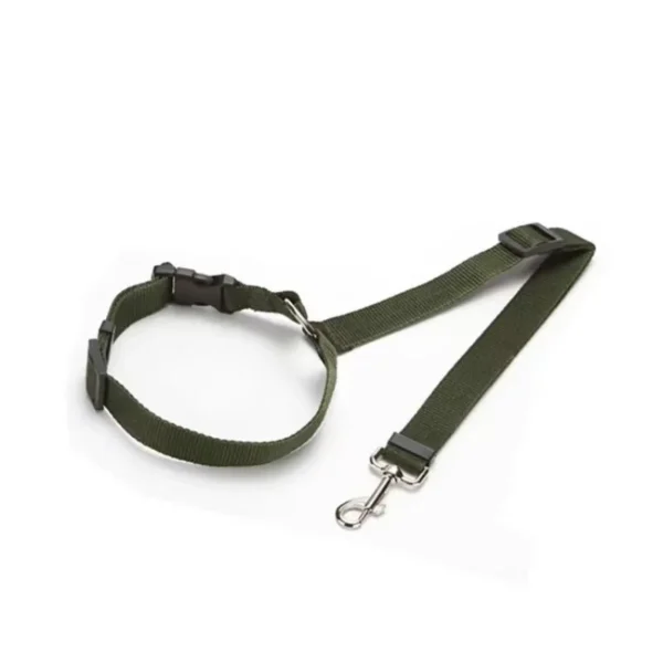 Solid Color Two-in-one Pet Car Seat Belt Nylon Lead Leash Backseat Safety Belt Adjustable Dogs Harness Collar Pet Accessories - Image 4