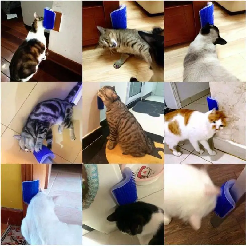 Cat Scratcher Massager for Cats Scratching Pets Brush Remove Hair Comb Grooming Table Dogs Kitten Care Royal Canin Accessories – Image 2