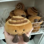 Jelly Cat 10cm Bread Doll Cinnamon Roll Grape Roll French Stick Cat Dog Interactive Toy Christmas Girl Pet Holiday Gift