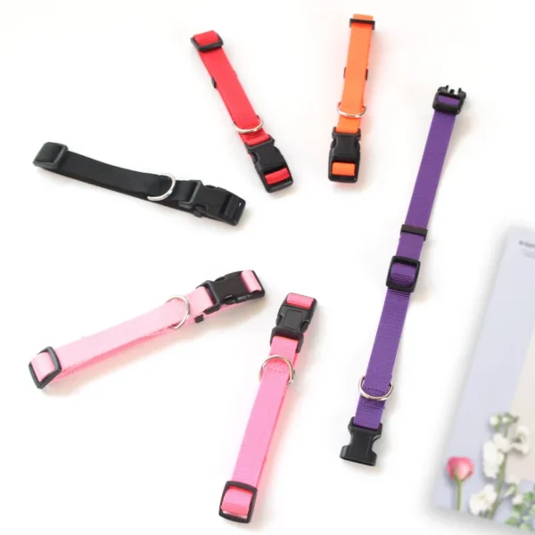 Adjustable Pet Collars Nylon Puppy Kitten Collar Strong And Durable Neck Band Suitable For Small And Medium Dogs And Cats – Bild 4