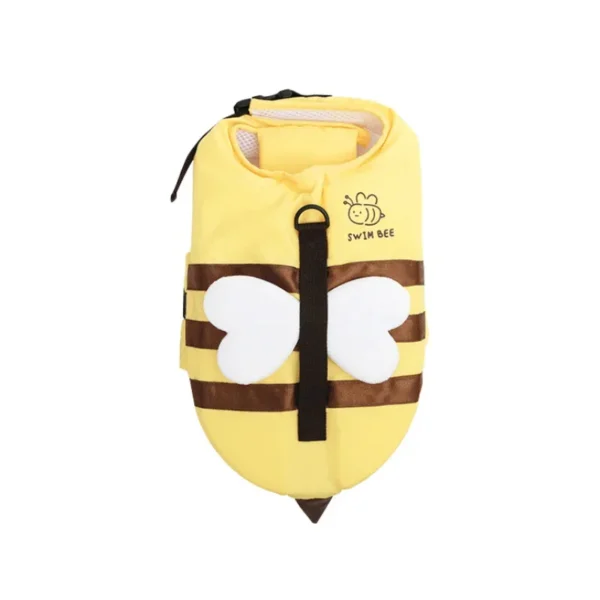 Summer Little Bee Dog Swimsuit Waterproof Puppy Life Jacket Breathable Dog Clothes Harness Swimming Safety for Dog Pet Supplies - Image 6