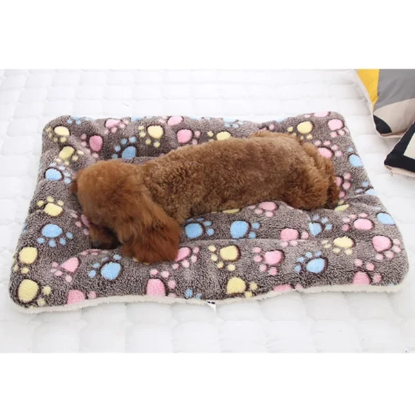 Soft Flannel Pet Mat dog Bed Winter Thicken Warm Cat Dog Blanket puppy Sleeping Cover Towel cushion for small Medium large dogs - Image 2