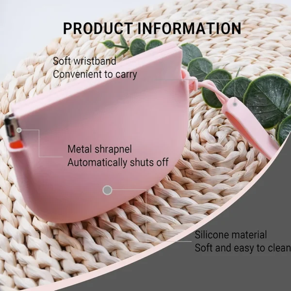 Silicone Dog Treat Bag Mini Portable Pet Snack Pouch with Auto Close Feature Dog Treat Pouch Pocket for Travel or Outdoor Use - Image 4