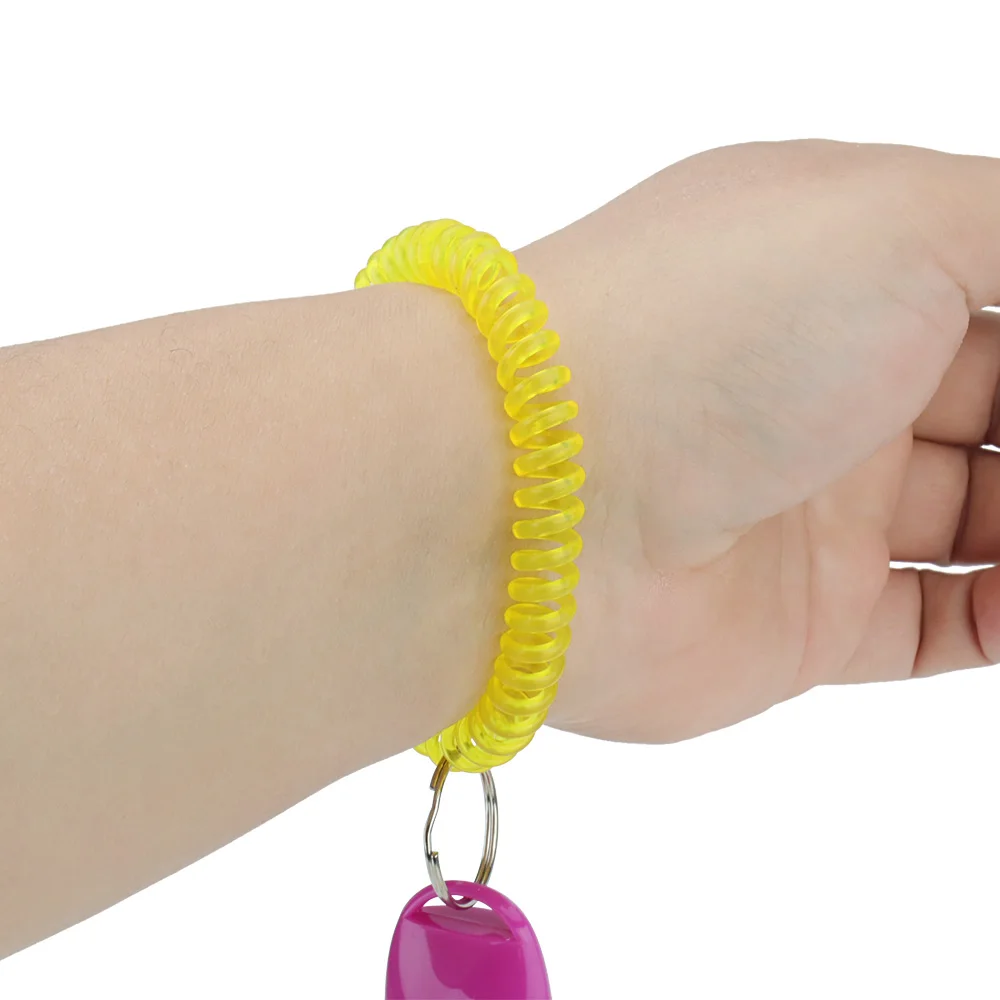 Pet Clicker Toys Dog Tranining Clicker Obedience Key Chain Accessories Cat Training Trainer — изображение 6
