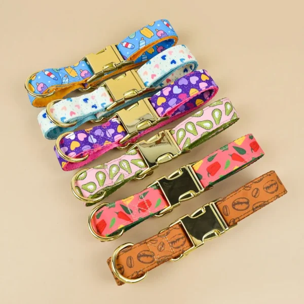 Valentine's Day and New Year Gifts For Medium Dog And Small Dog Cute Pet Collar Double Sided Printed Pet Dog And Cat Collar