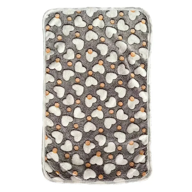 Autumn Winter Coral Fleece Warm Pet Kennel Pad Dog Blanket Pet Bed Mat for Small Large Dogs Dog Accessories – Image 2