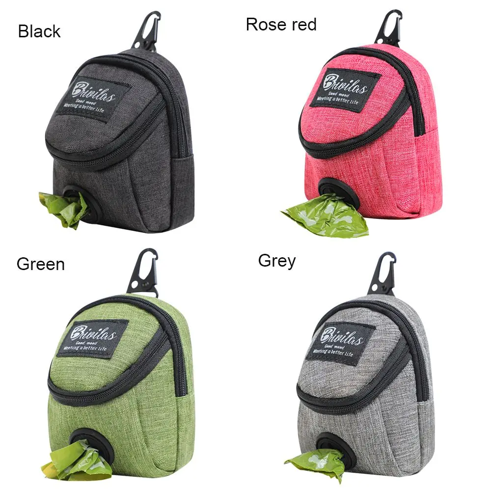 Pet Accessories Portable Dogs Waste Bags With Hook Dog Treat Pouch Dog Training Bag Pet Waste Bag Dispenser Dog Poop Bag Holder – Image 6