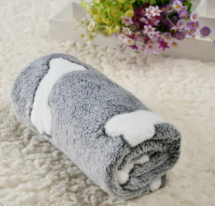 Autumn Winter Coral Fleece Warm Pet Kennel Pad Dog Blanket Pet Bed Mat for Small Large Dogs Dog Accessories – Image 4