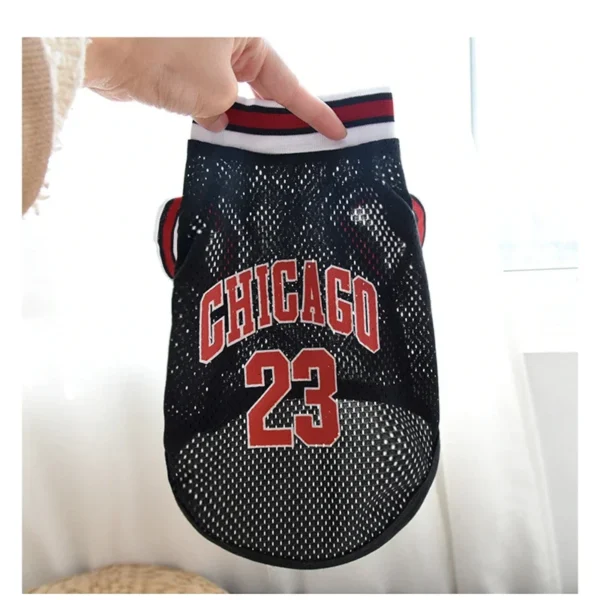 Summer Dog Clothes Mesh Breathable Sport Dog Jersey Basketball Clothes Puppy T-Shirt Summer Pet Cat Shirts For Small Large Dogs - Image 5
