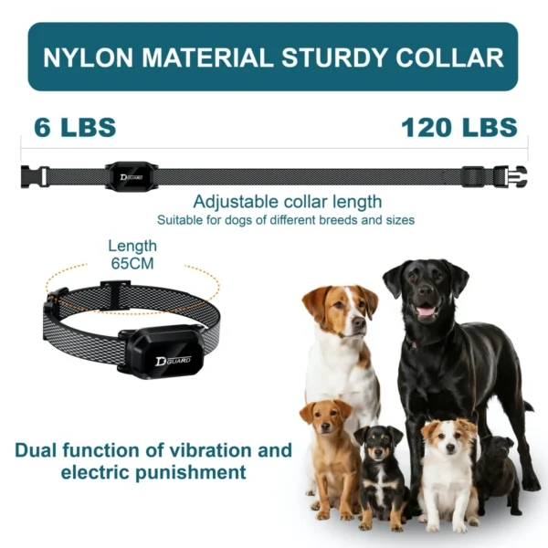 800m Digital Dog Training Collar Waterproof Rechargeable Remote Control Pet with LCD Display for All Size Shock Vibration Sound - Image 3