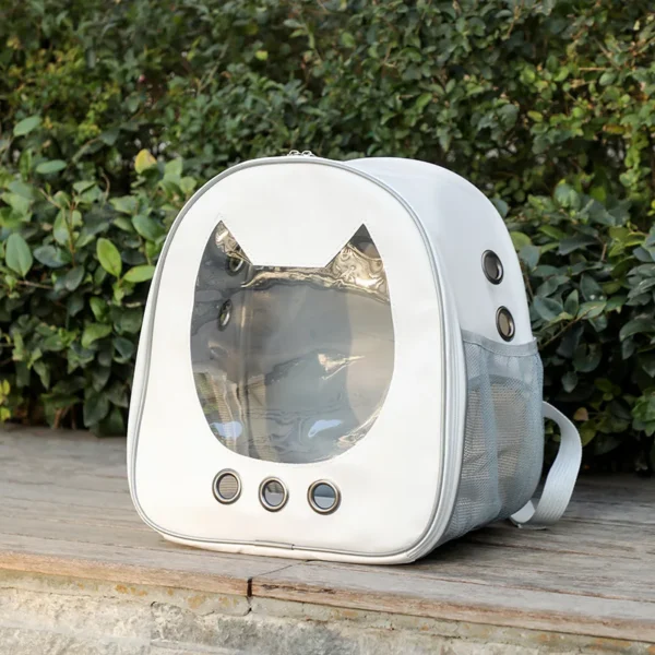 Space Capsule Pet Backpack 360° View/Breathable Mesh/Safety Strap Cat Carrier/Dog Carrier Transparent Bubble - Image 5