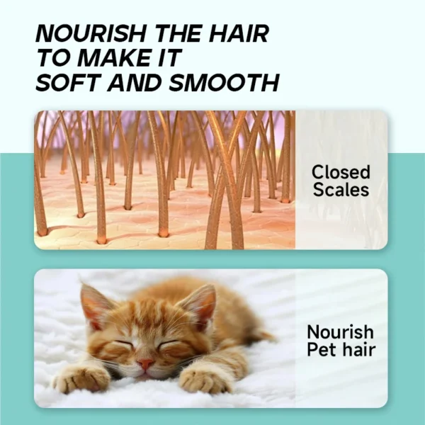 Pet Hair Detangling Spray Non-static Grooming Long Lasting Fluffy Nourishing And Smoothing Hair Treatment Essence Spray - Imagen 3