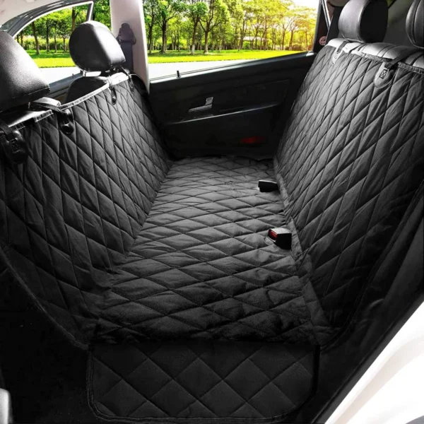 Dog Car Seat Cover Waterproof Pet Travel Dog Carrier Hammock Car Rear Back Seat Protector Mat Safety Carrier For Dogs Safety Pad - Imagen 2