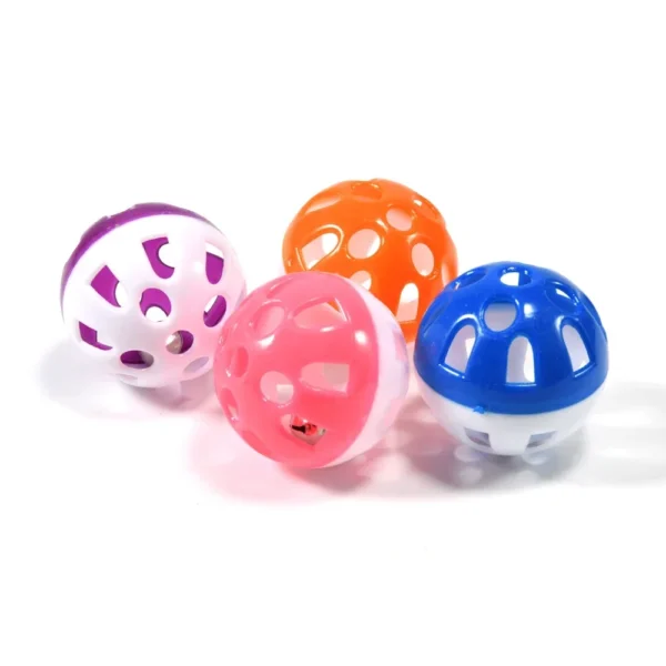 10pcs Pet Parrot Toy Colorful Hollow Rolling Bell Ball Bird Toy Parakeet Cockatiel Parrot Chew Cage Fun Toys Pet Bird Supplies - Image 5