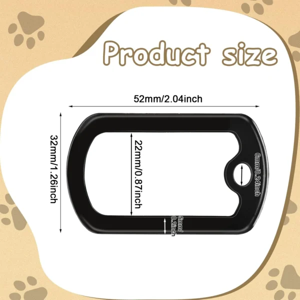 10-20Pcs Dog Tag Silicone Silencer Military Dog Tags Silencers ID Tags Rubber Case for Pet Collar Reduce Noise and Protect Tag - Image 6