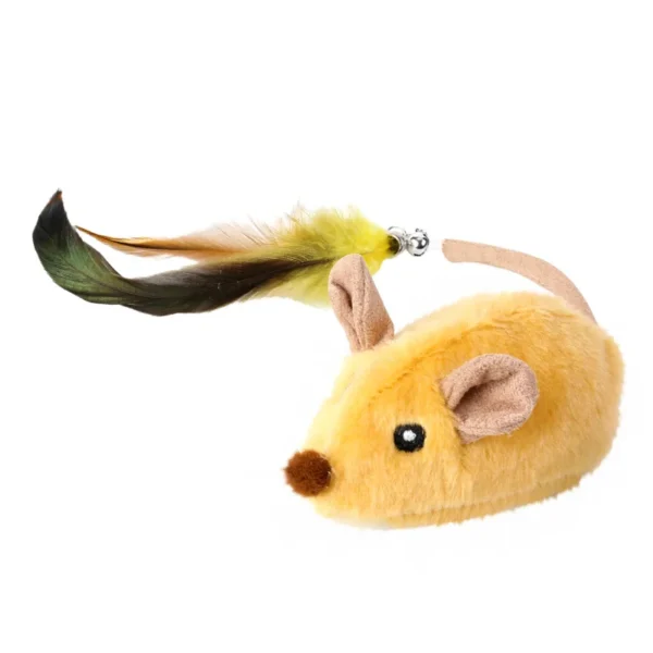 Automatic Sensing Moving Mouse Interactive Cat Toys Electronic Remote Squeaky Cat Toy For Kitten USB Rechargeable Pet Plush Toy - Imagen 6