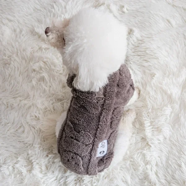 Soft Fleece Dog Clothes Winter Warm Puppy Kitten Pullover Pet Clothes for Small Dogs Chihuahua Bulldog Apparel Sweater for Dogs – Image 3