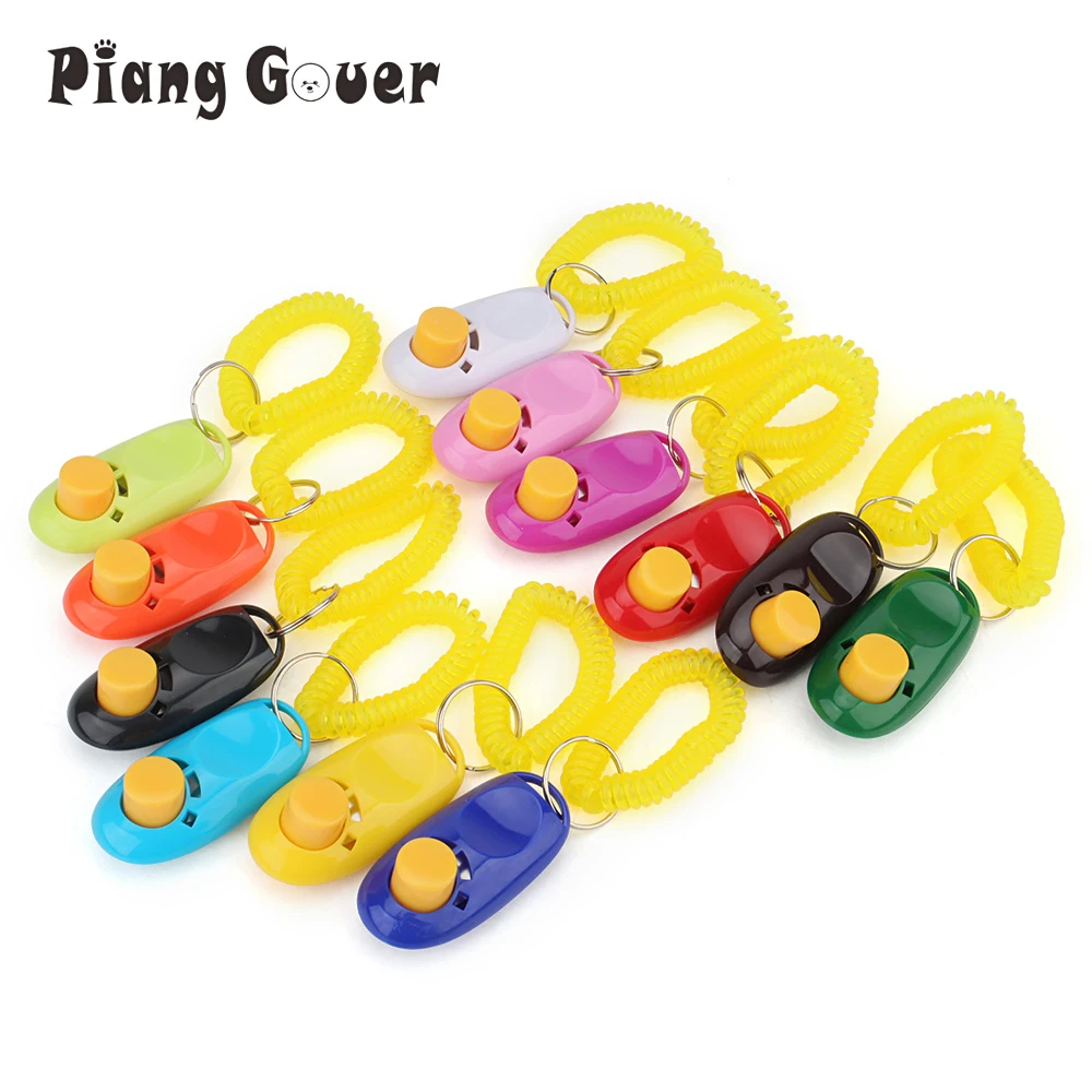 Pet Clicker Toys Dog Tranining Clicker Obedience Key Chain Accessories Cat Training Trainer — изображение 2