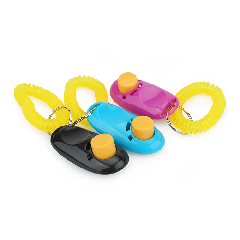 Pet Clicker Toys Dog Tranining Clicker Obedience Key Chain Accessories Cat Training Trainer — изображение 4