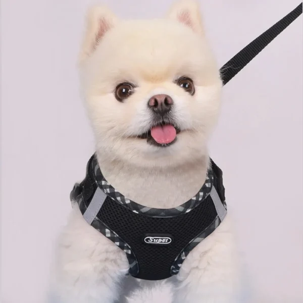 Supet 1pc Dog Harness, Anti-Pull, Pet Harness, Adjustable, Easy to Control, Suitable for Small, Medium Dogs - Image 3