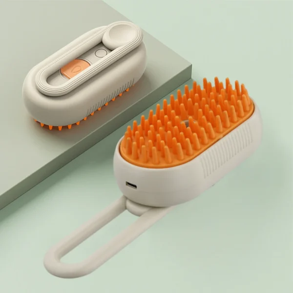 Cat Steam Brush Steamy Dog Brush 3 in 1 Electric Spray Cat Hair Brushes USB Rechargeable Dog Grooming Massage Comb for Pet Hairs - Image 5