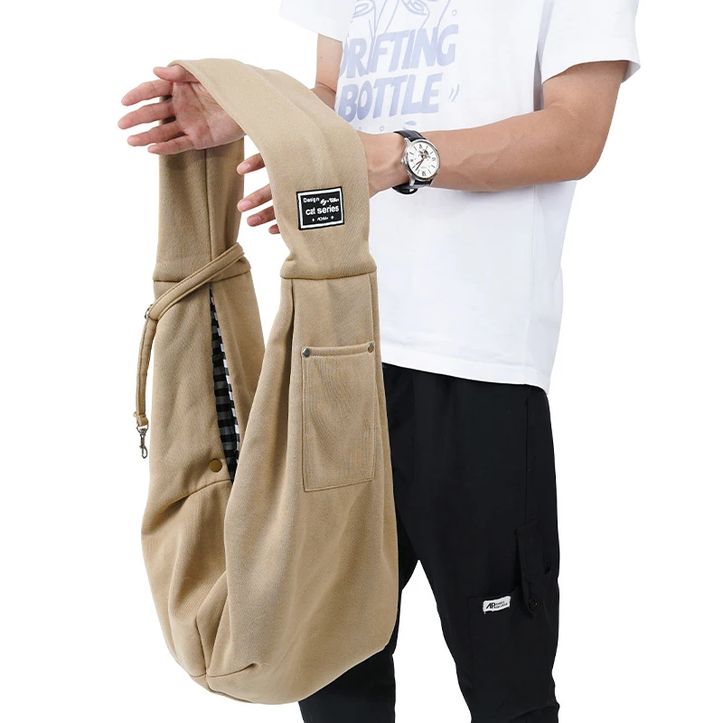 Pet Crossbody Shoulder Bag Outdoor Travel Portable Cat Puppy Sling Bag Cotton Comfortable Tote Pet Carrying Supplies – Bild 5
