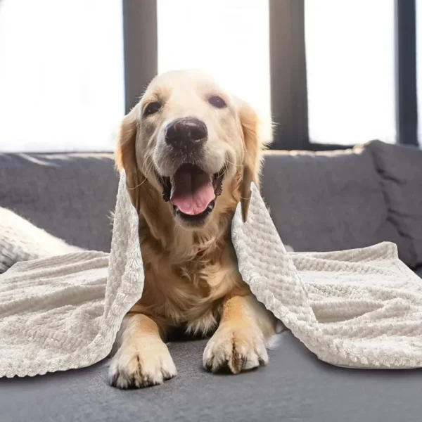 Warm Soft Fuzzy Blankets for Puppy Small Medium Large Dogs Fleece Kitten Cats Plush Throws for Bed Couch Sofa Blanket Supply - Image 3