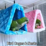 Pet Bird Parrot Cages Warm Hammock Hut Tent Fashion Bed Hanging Cave for Sleeping and Hatching Cage Decoration