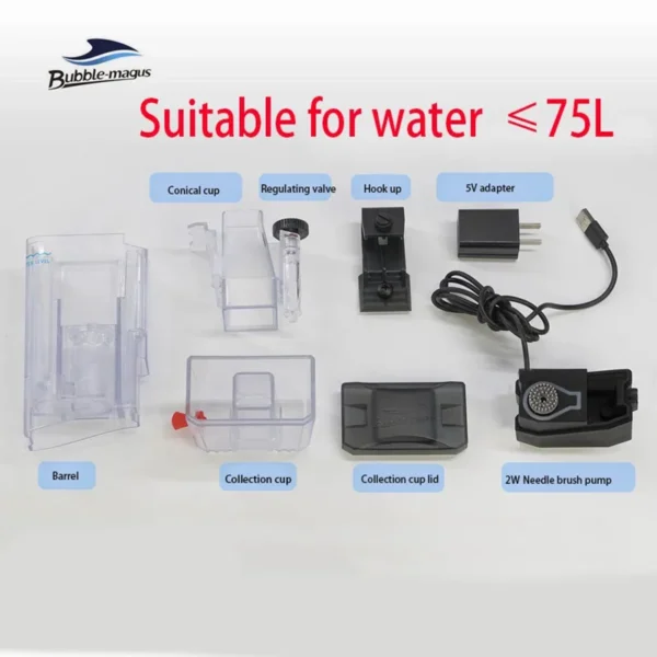 DC24V Bubble Magus MiniQ skimmer Nano Marine Aquarium skimmer Coral Tank Built-in Hanging Type Protein mini Skimmer - Image 4
