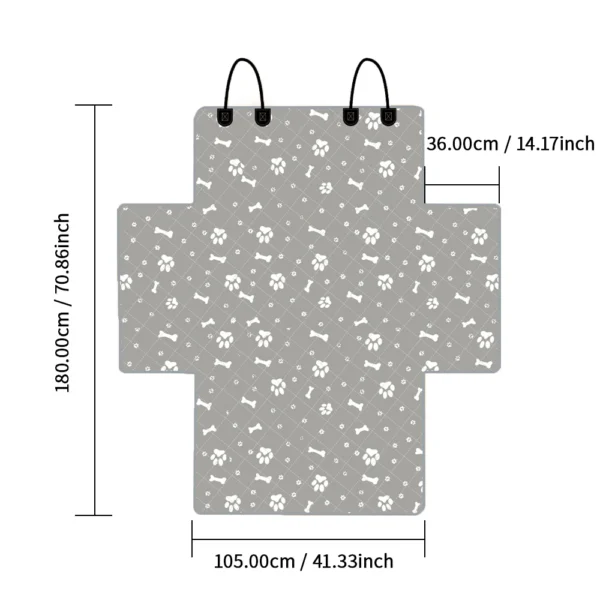 Waterproof SUV Cargo Liner for Dogs,Dog Seat Cover Mat for SUVs Sedans Vans,Large Size Universal Fit - Image 4