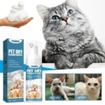 Waterless Cat Dog Shampoo No Rinse Dogs Cats Cleaning Mousse Pet Grooming Supplies for Safe Bathless Cleaning Odor Eliminator