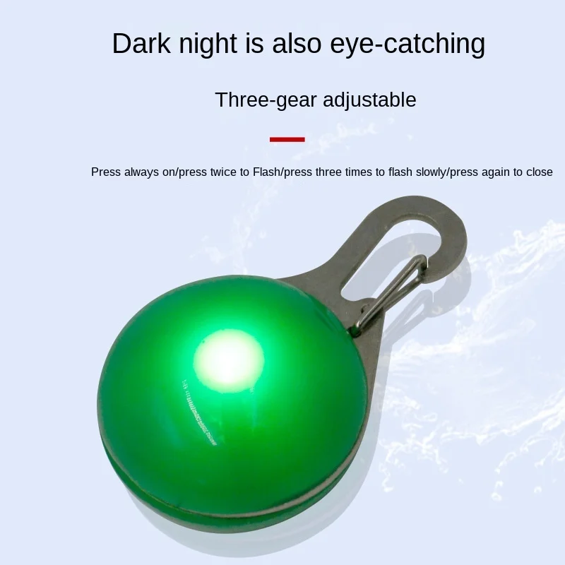 Led Dog Collar Drop Replaced Ornament Tag Luminus Anti Lost Night Light Pet Safty Pendant Cat Christmas Clothing Accessories - Imagen 5